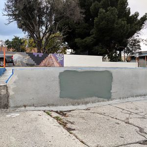 Grey Curb at Mexican Restaurant